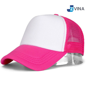 Casquette Trucker en Mousse et Maille Bicolore avec Logo Personnalisé, 5 Panneaux, Réglable, en Mélange Polyester Coton, Idéale pour les Voyages en Extérieur - Product Image 3