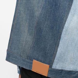 Chaqueta de Mezclilla para Hombre al por Mayor con Cuello Alto y Estampado de Dibujos Animados, Ropa Urbana de Alta Calidad - Product Image 3