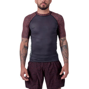 Rashguard personnalisé pour adultes MMA BJJ, manches longues, UPF50, respirant, multi-panneaux, compression, fabricant OEM - Product Image 4