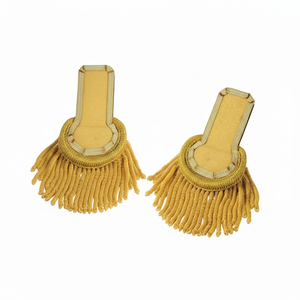 Épaulettes personnalisées en or massif de haute qualité pour uniformes – Vente en gros - Product Image 1