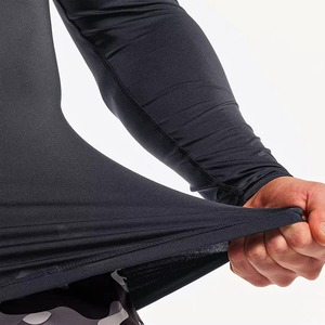 Wholesale Bjj Spandex/Nylon Custom Print Anti-UV Eco-Friendly Rash Guard Full Sleeve 180g Quick Dry High Quality Breathable Men - Product Image 2