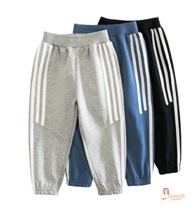 Pantalon décontracté droit à séchage rapide pour l'hiver, 100% coton, pantalon de survêtement pour bébé, pantalon de sport pour garçons - Product Image 1