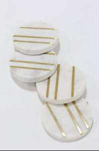 Posavasos de Madera Ecológicos Hechos a Mano de Alta Calidad con Efecto de Olas Oceánicas de 5 mm para Uso en el Hogar y la Oficina a Muy Bajo Costo - Product Image 2