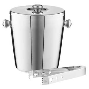 Cubo de Hielo Moderno de Acero Inoxidable con Doble Aislamiento, Capacidad de 2-12.5L, Mantiene la Claridad y Frescura del Hielo, Acabado Refinado - Product Image 5