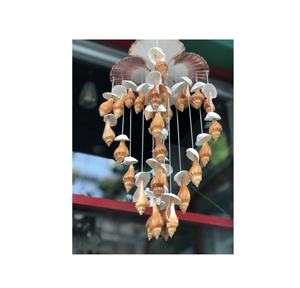 Vintage Sea Shell Pendant Beach Wind Chimes, Chandelier Chime para Souvenir Beach Party Wedding Gift - Product Image 4