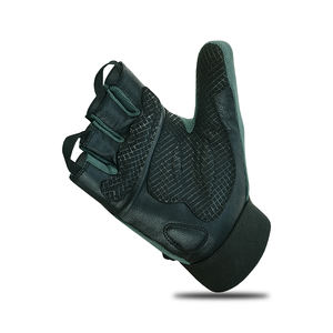 Gants de musculation en cuir de qualité supérieure pour la protection des paumes, gants de musculation demi-doigts pour la musculation - Product Image 6