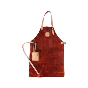 Custom Color and Logo Breathable Leather Working Gardening <b>Apron</b> Waterproof <b>Denim</b>-Durable Hairdresser-Salon <b>Aprons</b> With-Straps - Product Image 4