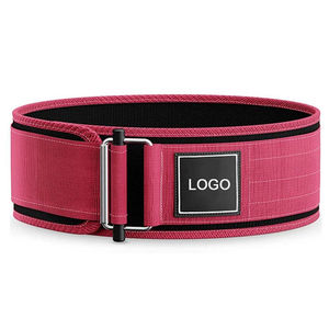 Cinturón de levantamiento de pesas personalizado de alta calidad con cierre automático, material de nailon y PU para uso en fitness, productos de alta calidad a precio mayorista. - Product Image 1