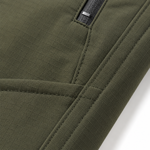 Men's Stone Wash Straight Cargo Pants Heavyweight Knitted Canvas Utility <b>Trousers</b> High Multi Pocket <b>Elastic</b> <b>Waist</b> Casual - Product Image 6
