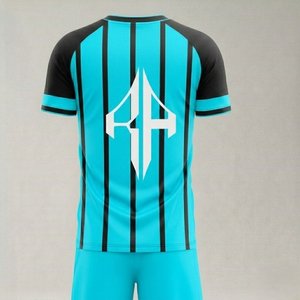 Uniforme de Fútbol Masculino de Primera Calidad, Personalizado, Transpirable, Cuello en V, 100% Poliéster, Manga Corta, Logotipo Personalizado por RIVIAN ATLANTIC - Product Image 2