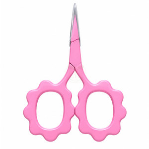 Nouveautés Ciseaux de broderie et de couture professionnels en acier inoxydable, tranchants, à motif floral, pour droitiers, à manche court, mini, pour effilage et cheveux - Product Image 3