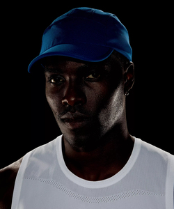 Casquette de baseball bleue à 5 panneaux unisexe, ajustée, en maille respirante, pour le cyclisme, printemps-été, décontractée, adulte, 56-58 cm - Product Image 3