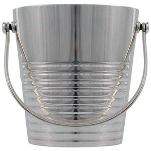 Cubo para hielo de acero inoxidable martillado con tapa y pinzas, doble pared aislada, perfecto para vino, cerveza y champán al precio más bajo. - Product Image 6