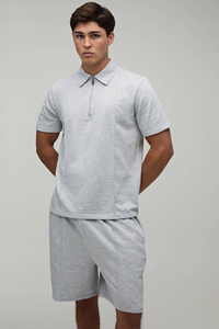 Conjunto de Verano para Hombre, Estilo Urbano, Camiseta Oversize y Pantalones Cortos, Dos Piezas, OEM, Moda Casual, Transpirable - Product Image 5