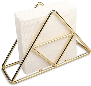 Handmade Indian Metal Tissue Holder New Arrival Home Office Restaurant Decorative Napkin Holder Hanging Wholesale Product - Product Image 2