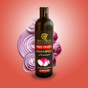 HerboGate Red Onion <b>Shampoo</b> 400ml Nourishing Strengthening Hair Growth For All Hair Types Unisex Adult Use - Product Image 4