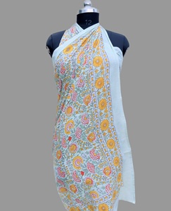 Paréo en coton doux imprimé à la main, long foulard tendance, couverture de plage, paréo bohème, nouveau design, paréos en coton, paréo unique - Product Image 4