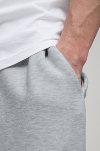 Shorts longs en molleton 100 % coton personnalisés, style streetwear estival, coupe ample décontractée, couleur unie, respirants - Product Image 4