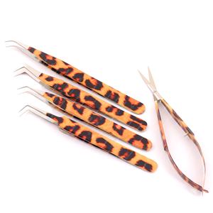 Vente en gros de pince à cils en acier inoxydable de la meilleure qualité pince à épiler d'extension de cils enduits de papier beauté pointue en vrac faux cils - Product Image 6