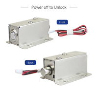 Cerradura de solenoide eléctrica miniatura de 12 V CC al por mayor con lengüeta de control para puerta de cajón de archivador