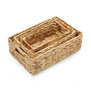Multi-Purpose Premium Quality Eco-Friendly Foldable Modern Jute Portable Customized Design Storage <b>Baskets</b> Handle Bangladesh - Product Image 1