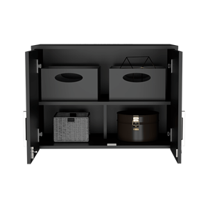 Armadio a Doppia Anta da Parete con Tre Ripiani Interni per Stoccaggio Garage - Product Image 6