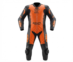 Combinaison de moto en cuir sur mesure de qualité supérieure MotoCP Racing 1 pièce, équipement de conduite avec bosse niveau 2 CE, fabriquée sur mesure - Product Image 1
