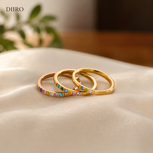 Anillo de Compromiso de Moissanita con Diamantes de Colores Arcoíris, Anillo de Boda de Plata 925 con Corte Redondo para Mujer, Joyería de Regalo - Product Image 5