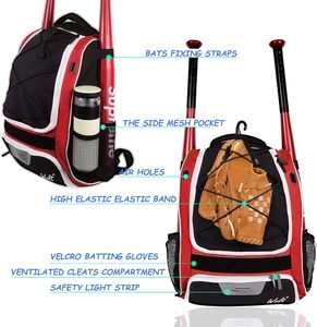 Mochila de Béisbol de Poliéster Personalizada de Alta Calidad Roziv Sports, Equipo Deportivo de Softbol, Tamaño y Color Personalizables, Unisex - Product Image 3
