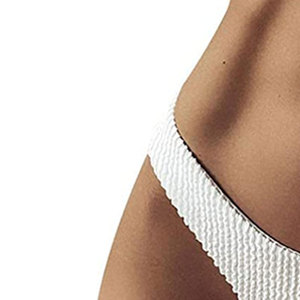 Maillot de bain bikini sexy pour filles, ensemble 2 pièces tendance, avec fermetures éclair et découpes, idéal pour la plage - Nouvelle collection - Product Image 2