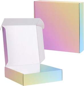 Cajas de cartón corrugado biodegradables para envíos de ropa, caja de comercio electrónico impresa personalizada - Product Image 4