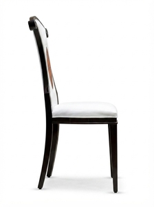 Fauteuil de loisirs moderne en cuir PU et bois massif, idéal pour salle à manger, salon, hôtel ou comme chaise d'appoint. - Product Image 2