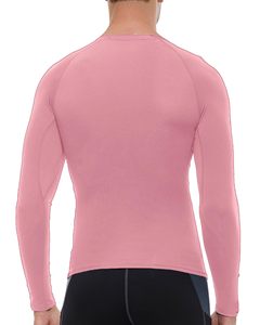 T-shirt de compression pour homme à manches longues, séchage rapide, pour entraînement, gym, sport, sous-vêtement technique, vente en gros OEM - Product Image 3