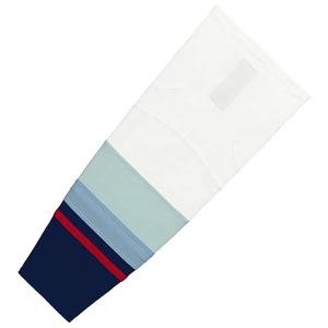 Chaussettes de hockey sur glace personnalisées de haute qualité en gros pour hommes 100% polyester-tissu en maille Chaussettes de hockey sur glace sur mesure - Product Image 4