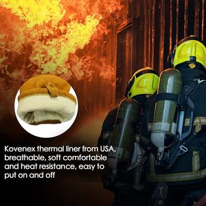 Firefighting Glove Fire Resistant Work Glove Heat <b>Proof</b> - Product Image 6