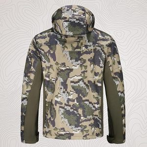 Ensemble veste et pantalon de chasse camouflage pour homme, softshell imperméable, vêtements d'extérieur à manches longues, vêtements d'hiver - Product Image 3