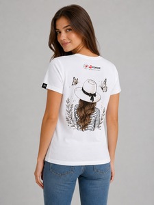 Camiseta de Moda para Mujer, Colección Casual Más Vendida, con Logotipo Personalizado, Servicios de Fabricación OEM y Suministro al por Mayor - Product Image 5