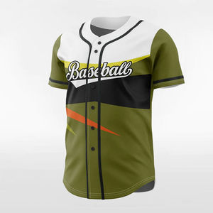 Camiseta de Béisbol Sublimada de Malla Vintage de Poliéster Personalizada de Alta Calidad para Hombre, Venta al por Mayor - Product Image 2