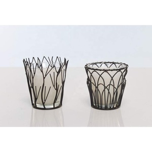 GOOD DESIGN Handmade Eco-Friendly <b>Tea</b> <b>Light</b> Candle Holder Iron Material Votive Candle Holder <b>Lantern</b> Jar Home Decoration - Product Image 2