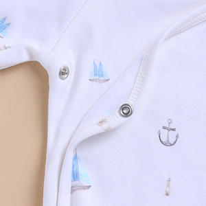 Combinaison Kimono en Bambou Biologique de Qualité Supérieure avec Élasthanne - Imprimé Sail Away - Product Image 3