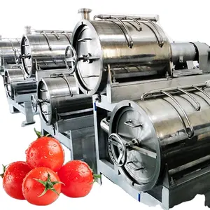 Automatic tomato paste production line making machine of tomato puree canned processing equipment