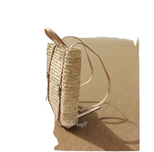 Tote bag mochila Compras de paja tejida a mano Crochet Macrame Beach Bags Directo del proveedor indio - Product Image 1