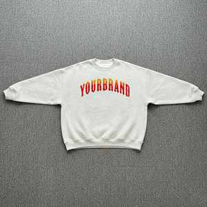 Sudaderas de Cuello Redondo para Hombre, 100% Algodón, de Alta Calidad, Básicas, Lisas, Extra Grandes, con Logotipo Personalizado, Gruesas, para Invierno, Venta al Por Mayor - Product Image 1