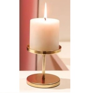 Portavelas de Mesa con Acabado Brillante, Portavelas Negro de Estilo Lujoso para Decoración de Hogar, Hotel, Bodas y Fiestas - Product Image 4