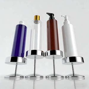 Vente en gros de flacons cylindriques transparents en PET de 240 ml (8 oz) avec pulvérisateur à pompe, impression sérigraphique, logo personnalisé, lotion, soin de la peau, sérum - Product Image 6