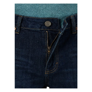 Pantalones Cortos de Mezclilla Índigo para Hombre, Ajustados, Elásticos, con Dobladillo Enrollado, Ropa Casual de Verano, Pantalones Cortos de Mezclilla para Hombre de Marca Privada al por Mayor - Product Image 3