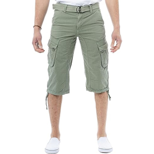 Shorts cargo pour homme avec plusieurs poches, coupe décontractée, pour le travail en extérieur, la randonnée ou les occasions décontractées estivales. - Product Image 5