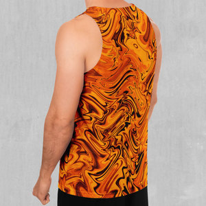 Débardeur de sport compressif respirant sans manches pour homme, col rond, en Spandex/Coton, personnalisable pour la vente en gros par sublimation - Product Image 4