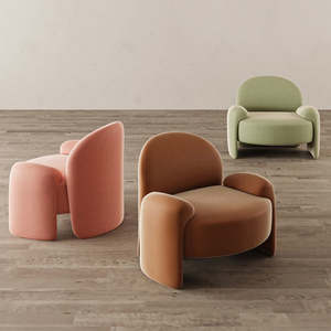 Verdora เก้าอี้เลานจ์สไตล์ร่วมสมัยแบบขี้เล่นที่นั่งขนาดใหญ่สำหรับห้องนั่งเล่นและห้องนอนร้านค้าตอนนี้! - Product Image 4