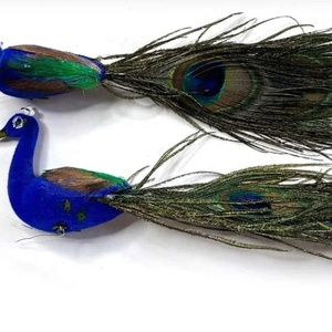 Ensemble de paon fait à la main pour la fabrication de matières premières de décoration de maison de festival de tenture murale de concepteur pour l'artisanat - Product Image 1
